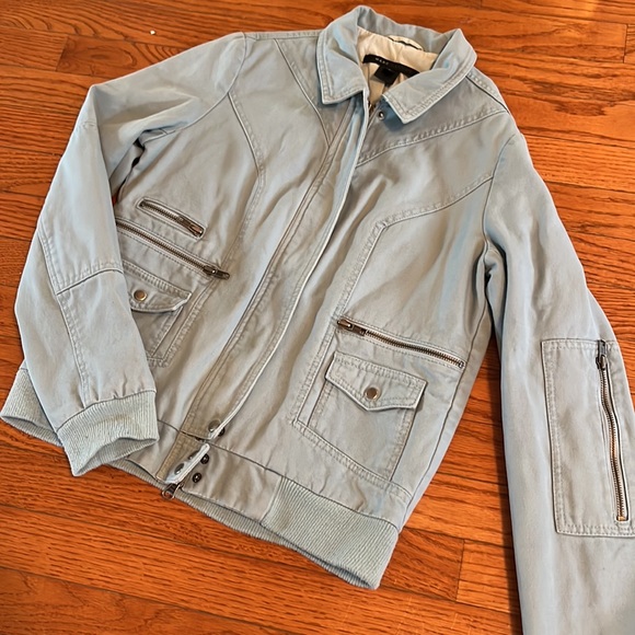 Marc Jacobs light blue bomber jacket - Picture 3 of 6